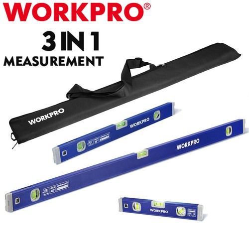 Workpro 3pc spirit level set - spirit,